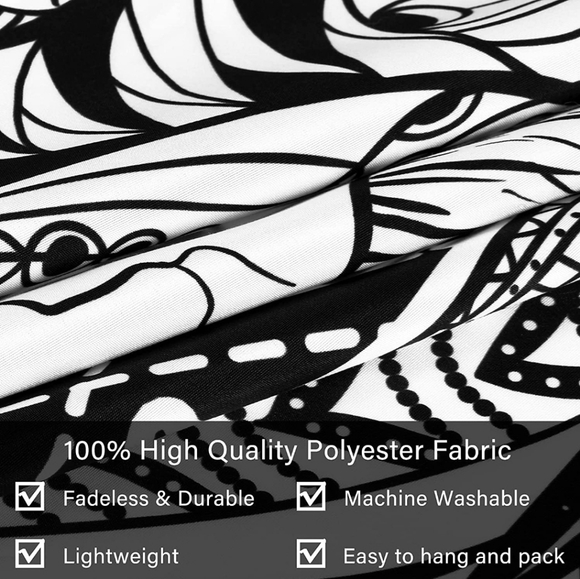 Celestial Eyeball Wings Tapestry Wall Hanging - Picture 4 of 4